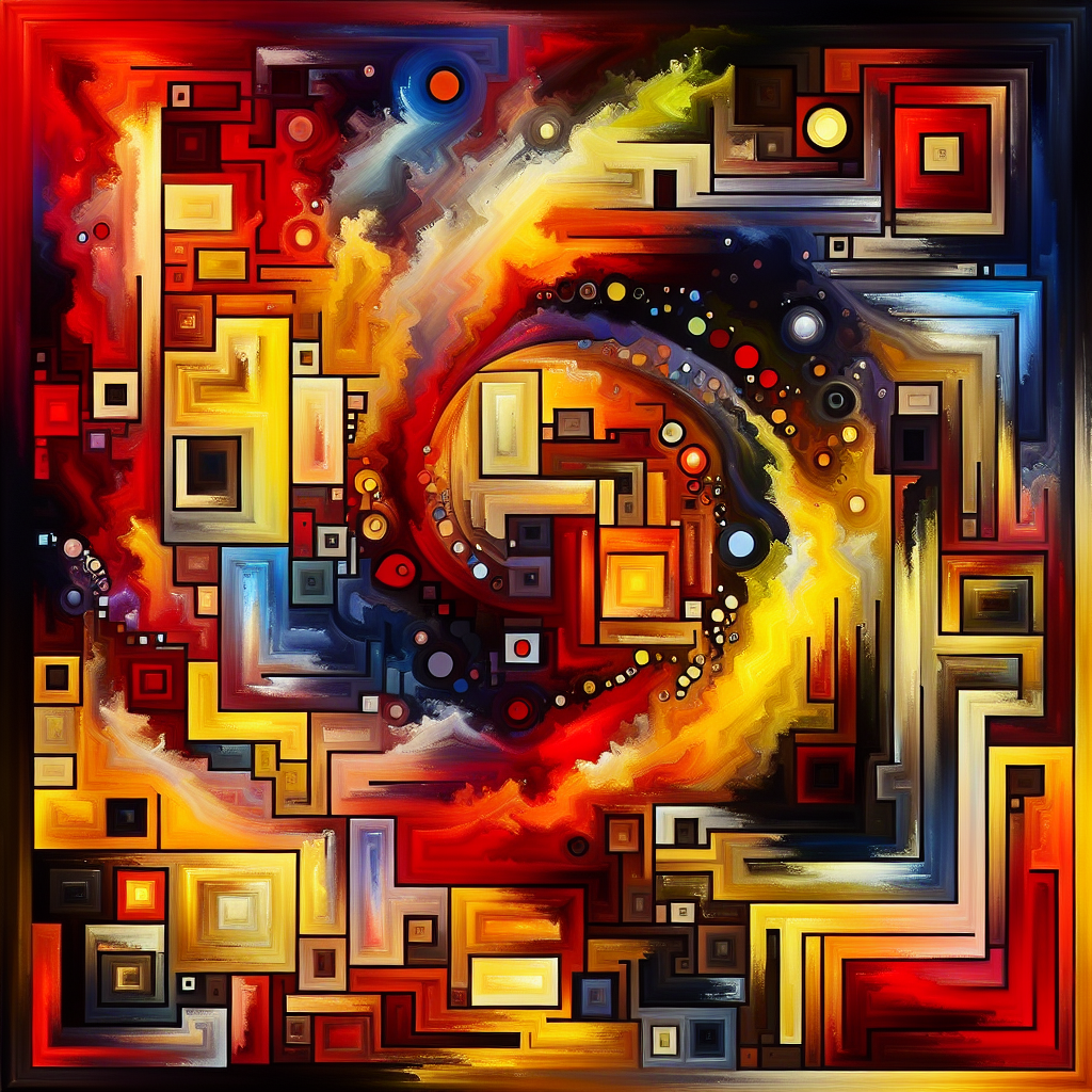 Bold Abstract Vibes Painting By Diamonds Kit