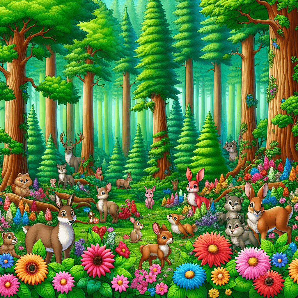 Beautiful Woodland Creatures Painting By Diamonds Kit