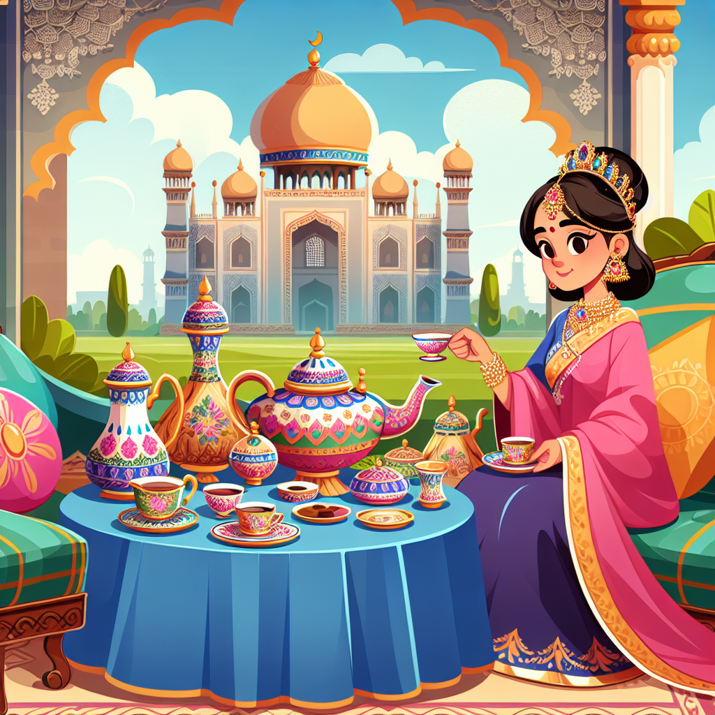 Royal Tea Party Palace Paint By Diamonds Art