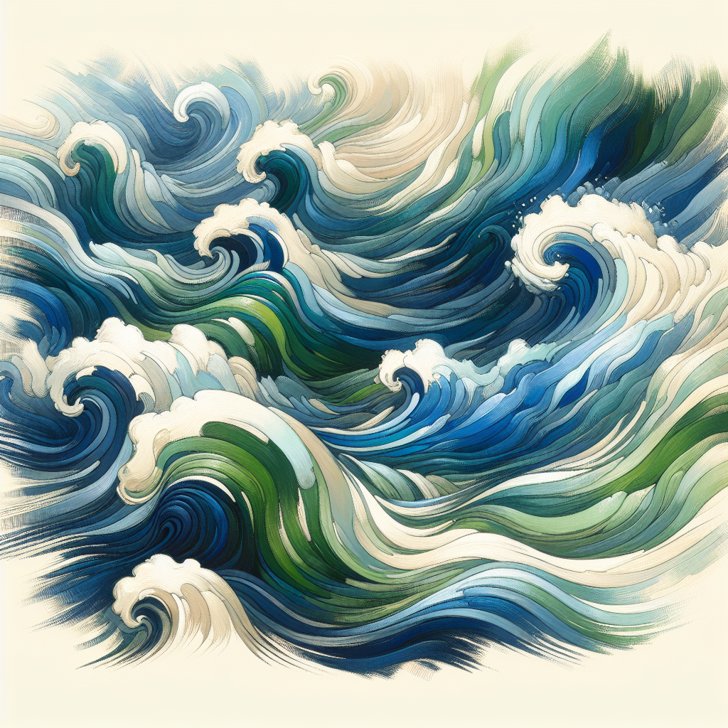 Abstract Ocean Symphony DIY Paint By Diamonds