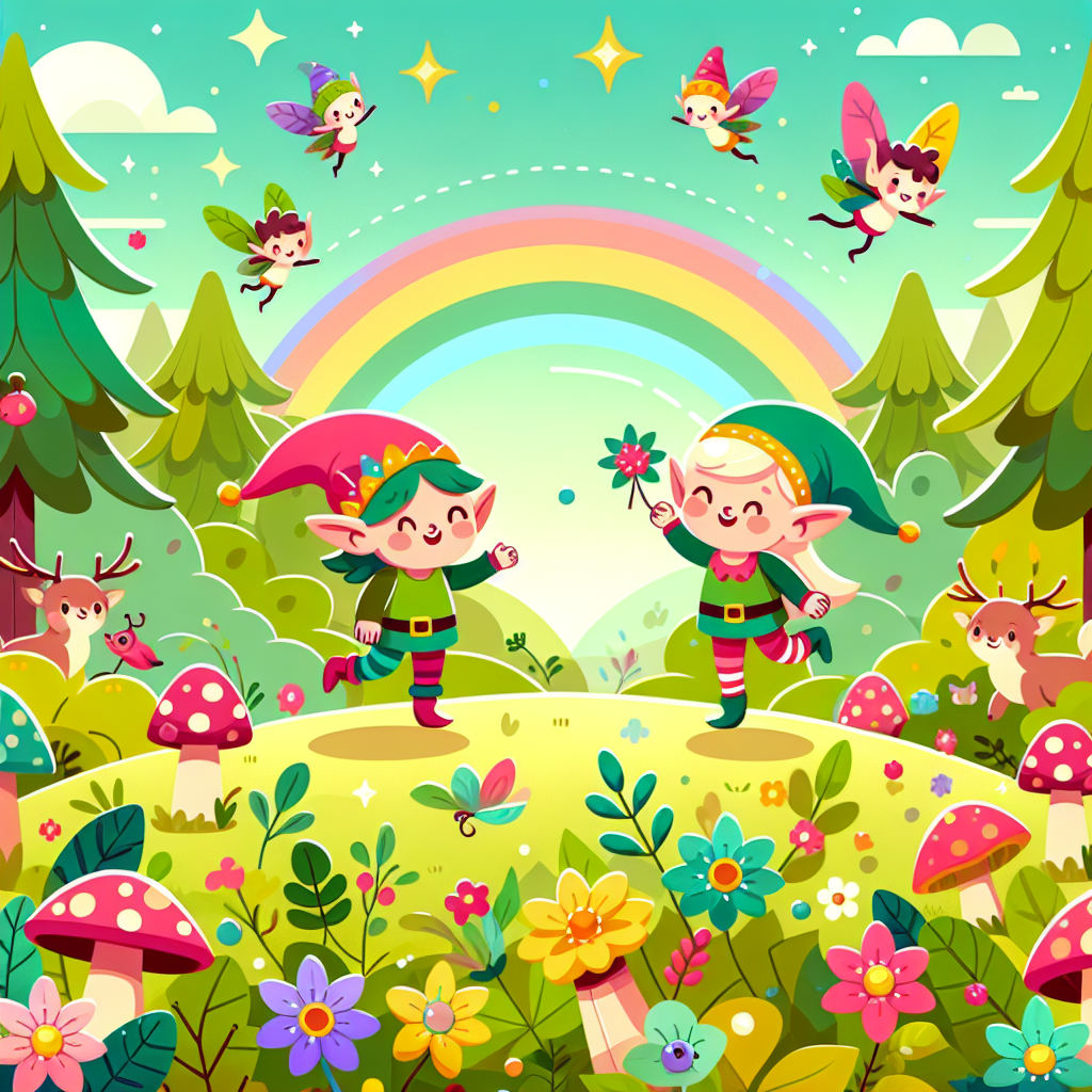 Enchanted Elf Forest Paint By Color