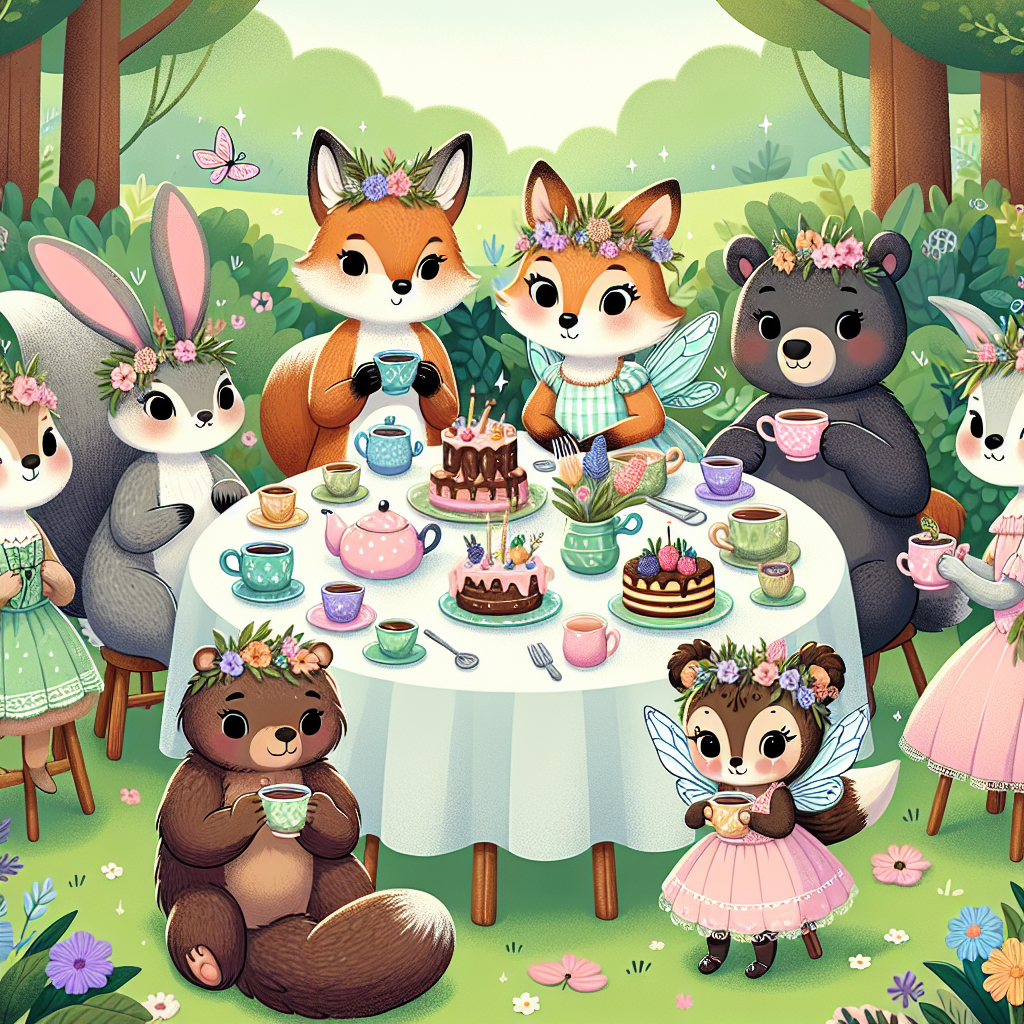 Fairy Tale Royal Tea Party Paint By Diamond