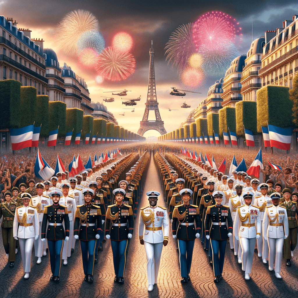 Bastille Day Celebrations - Paris Diamonded Painting Kits