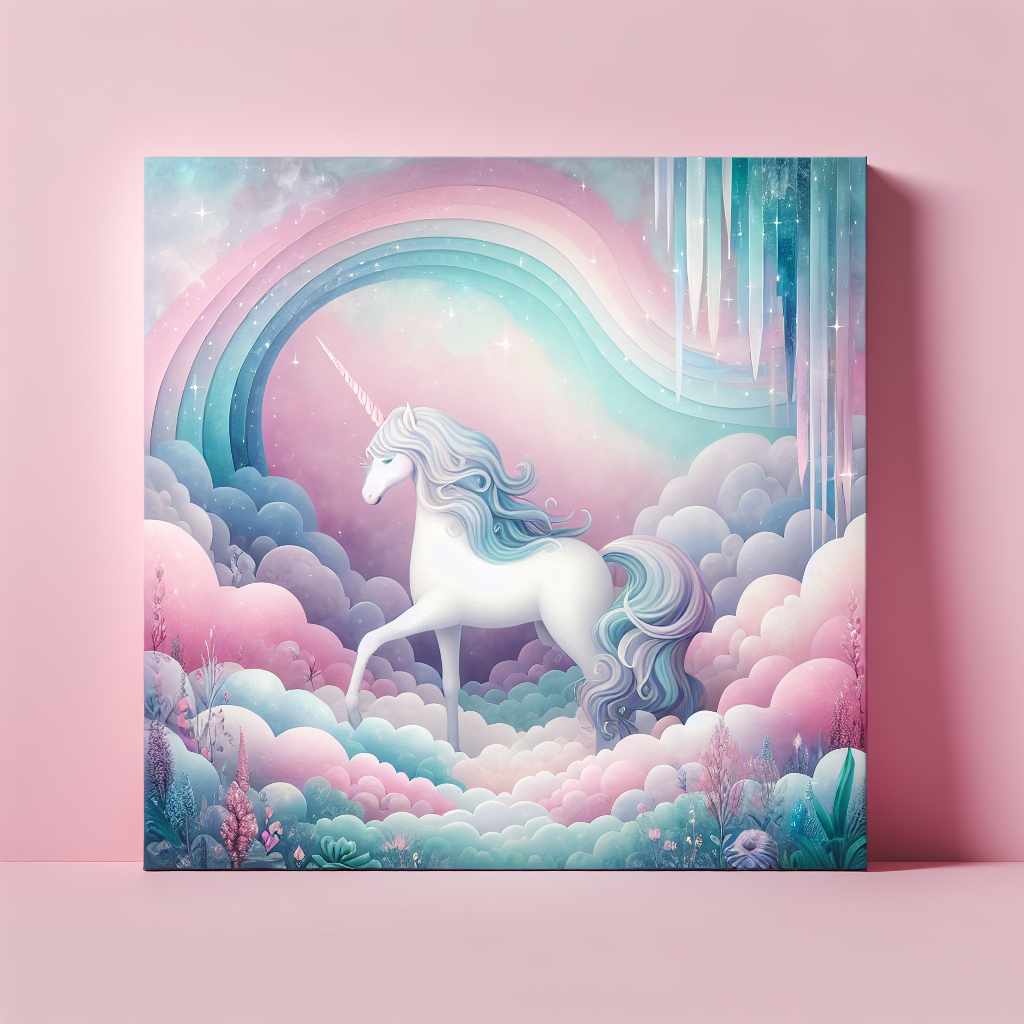 Pastel Unicorn Dreams Paint By Diamonds