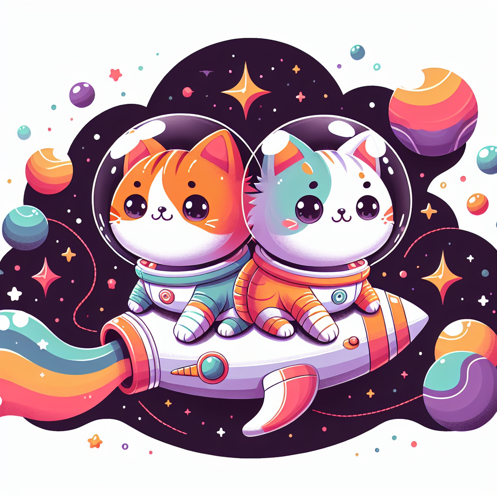 Space Cat Explorers Paint By Diamonds