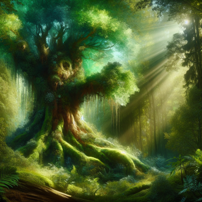 Ancient Forest Guardian Painting Diamond Kit