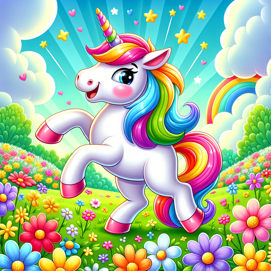 Giggles The Unicorn Paint By Diamond