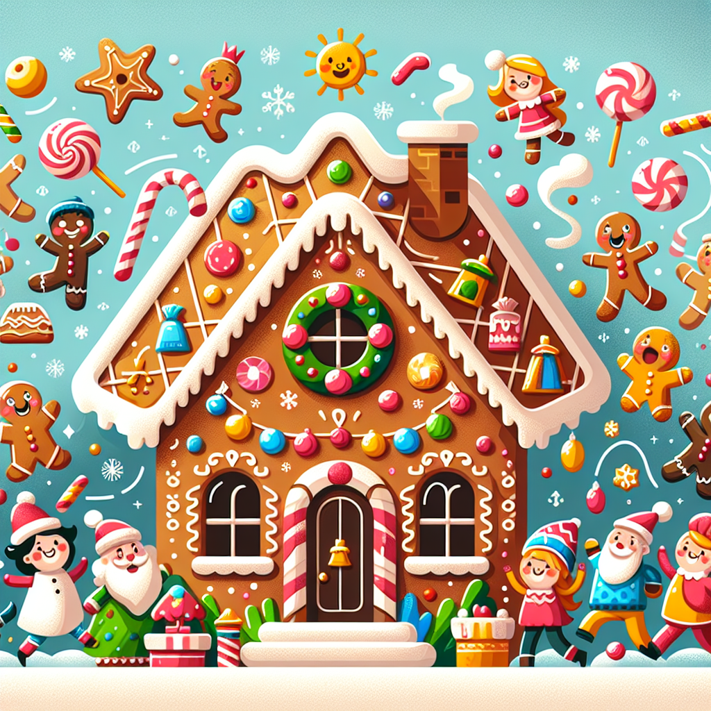 Gingerbread House Festival Paint By Diamond