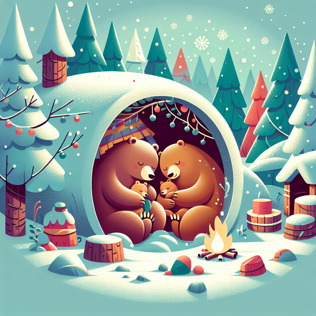 Cozy Bear Den Paint By Diamond