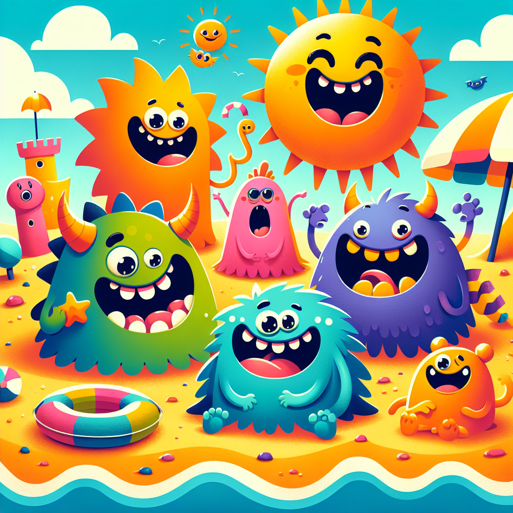 Monster Beach Bash Paint By Diamonds