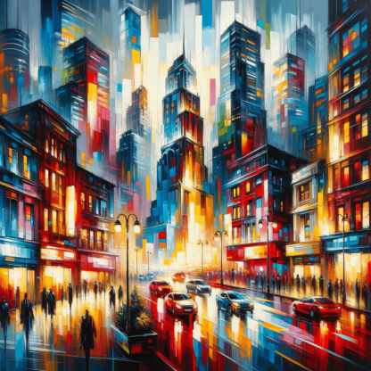 Cultural Cityscape Painting By Diamonds Kit