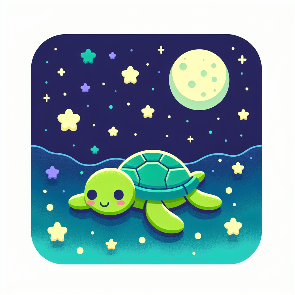 Starry Night Turtle Paint By Diamonds Kits