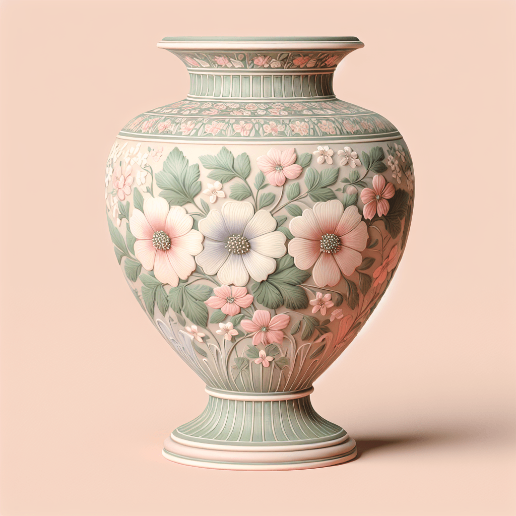 Blooming Elegance Vase DIY Paint By Diamonds