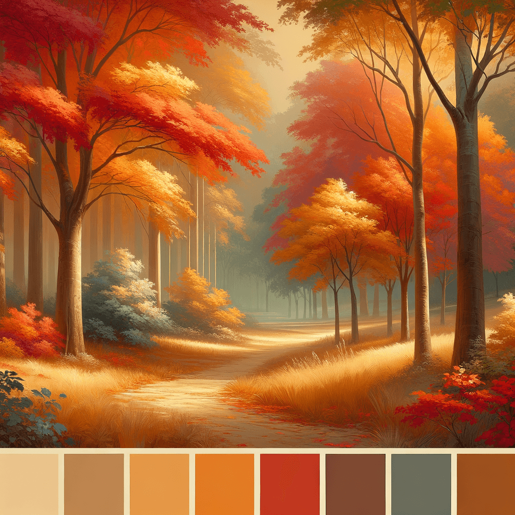 Serene Autumn Walk 5D DIY Paint By Diamond Kit – Original Paint By Diamond