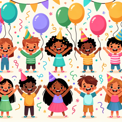 Festive Balloon Party Painting By Diamonds Kit