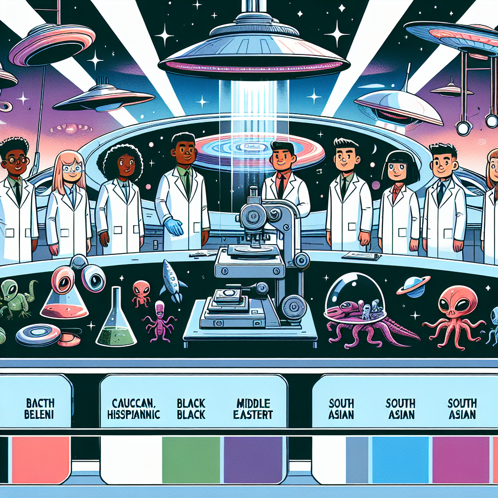 Alien Science Lab Paint By Diamonds Art