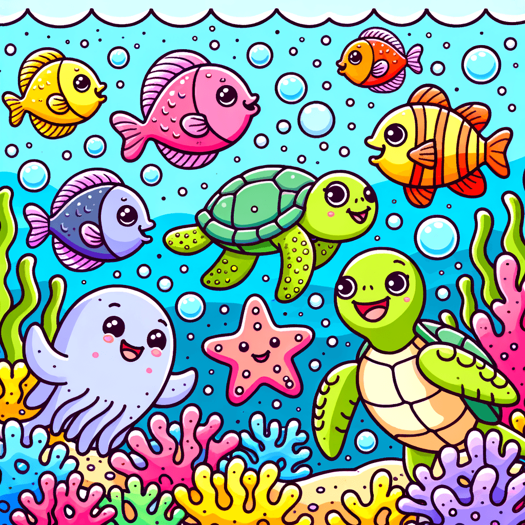 Charming Coral Reef Diamond Painting