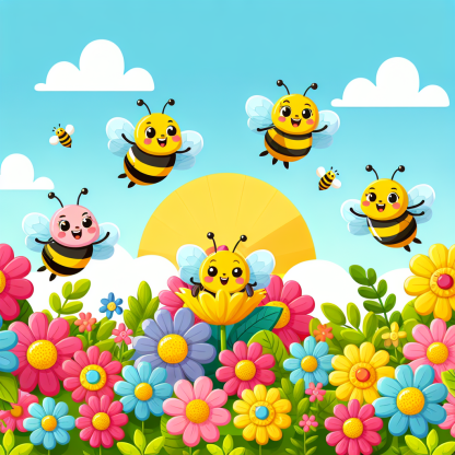 Buzzy Bee Friends Diamonded Painting Kits