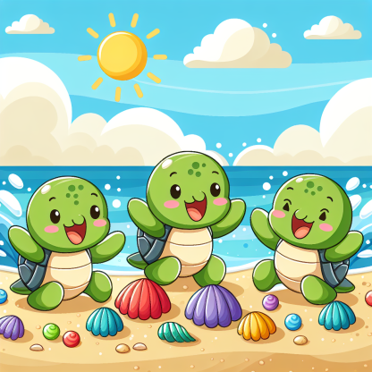 Happy Turtles Diamonded Painting Kits