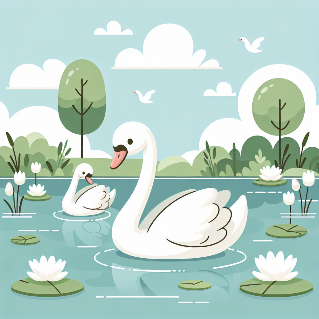 Serene Swan Lake Paint By Diamonds Art