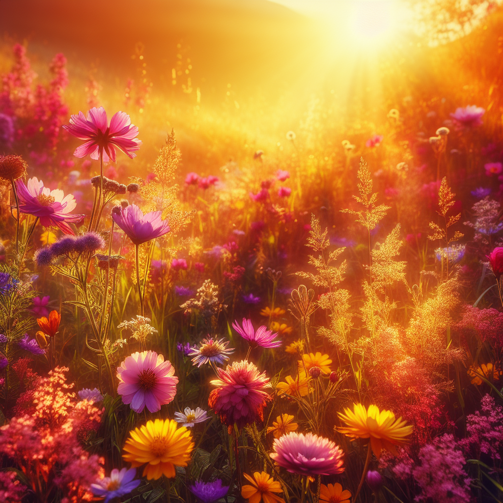 Glorious Morning Meadow Paint By Diamonds Kits