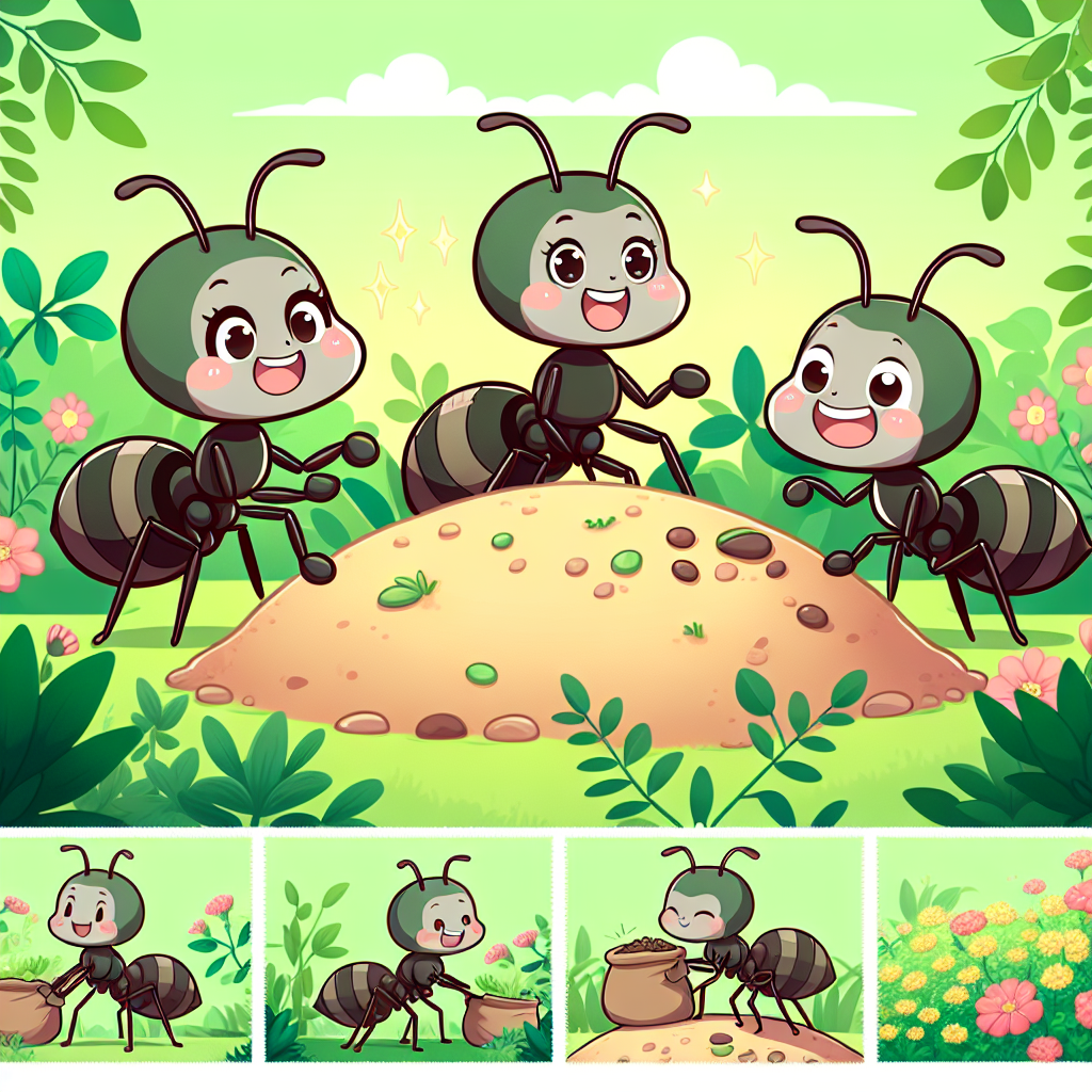Charming Ant Family Paint By Diamonds Art