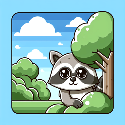 Clever Raccoon Diamonded Painting Kits