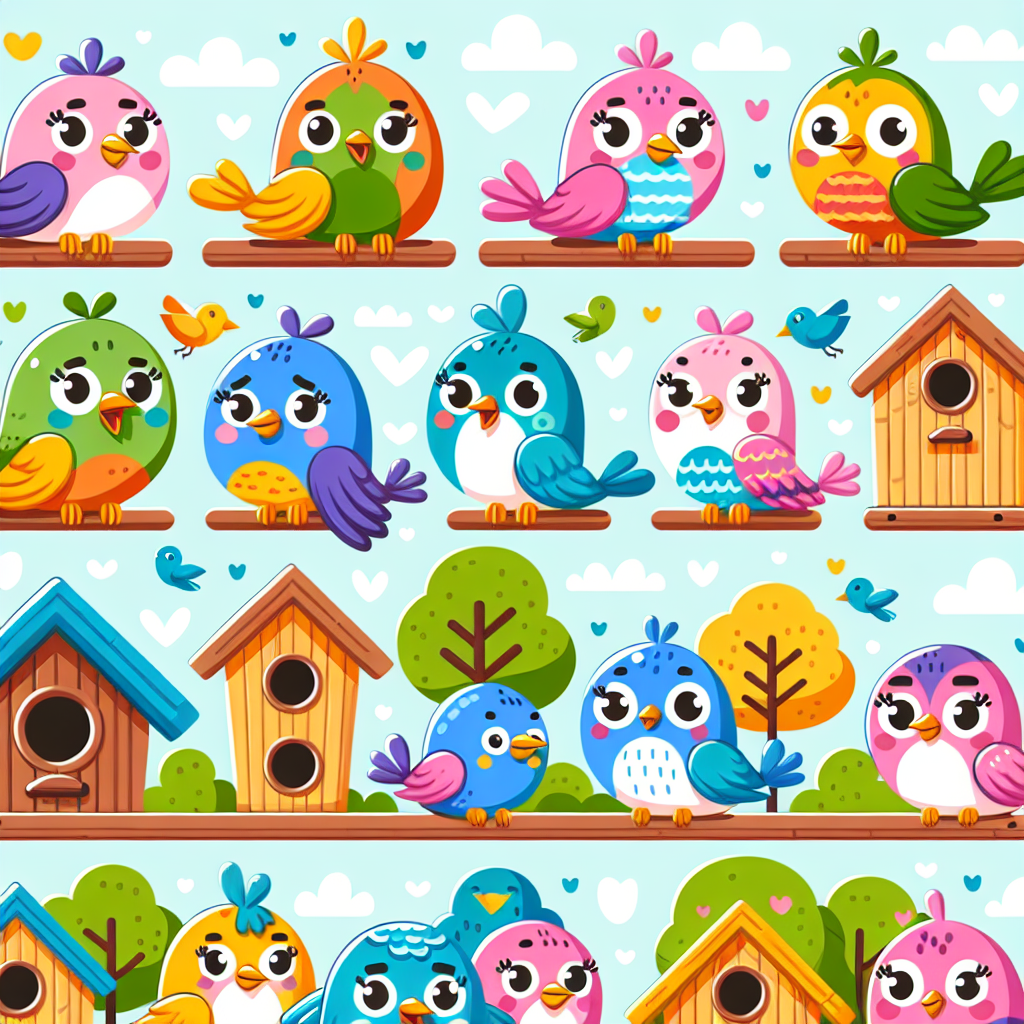 Chirpy Birdhouse Bonanza Paint By Diamonds Kits