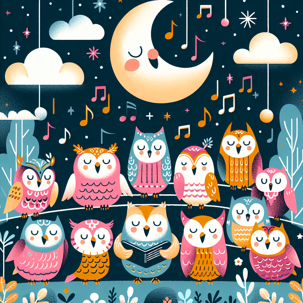 Moonlit Owl Serenade Painting Diamond Kit
