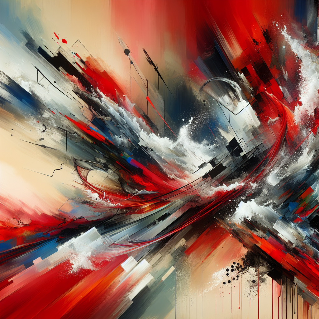 Contemporary Abstract Vision Paint By Diamonds