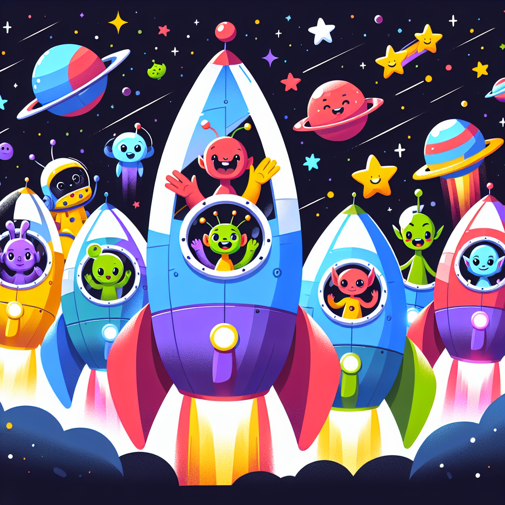 Rocketing Into The Stars Painting By Diamonds Kit