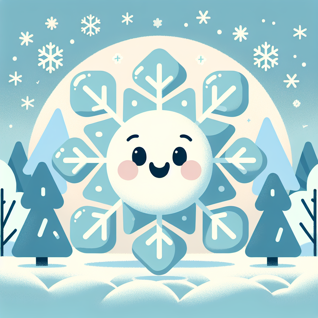 Giggly Snowflake Painting By Diamonds Kit