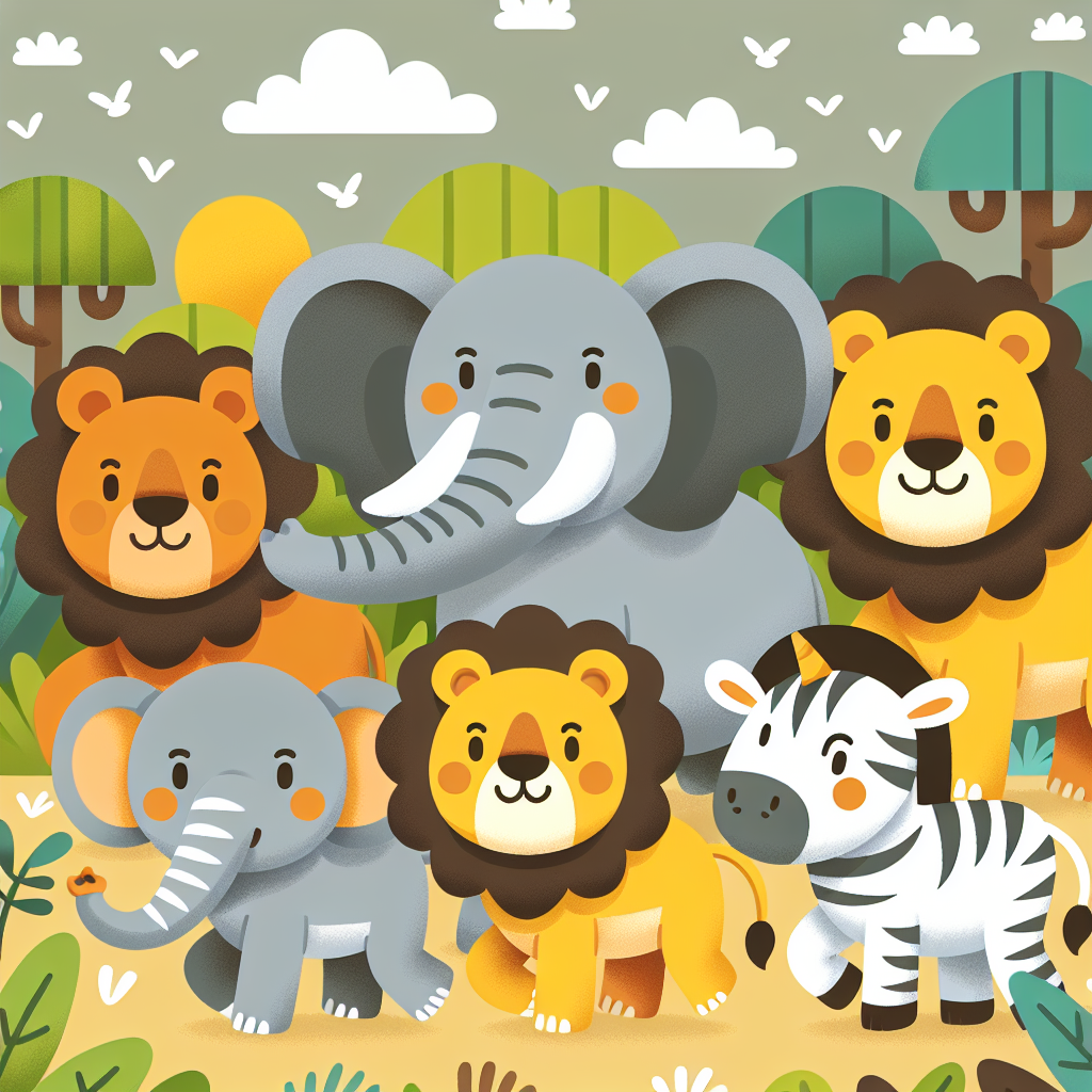 Jungle Jamboree Parade Paint By Diamonds Kits
