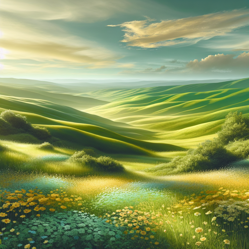 Charming Pastoral Landscape Paint By Diamonds Art