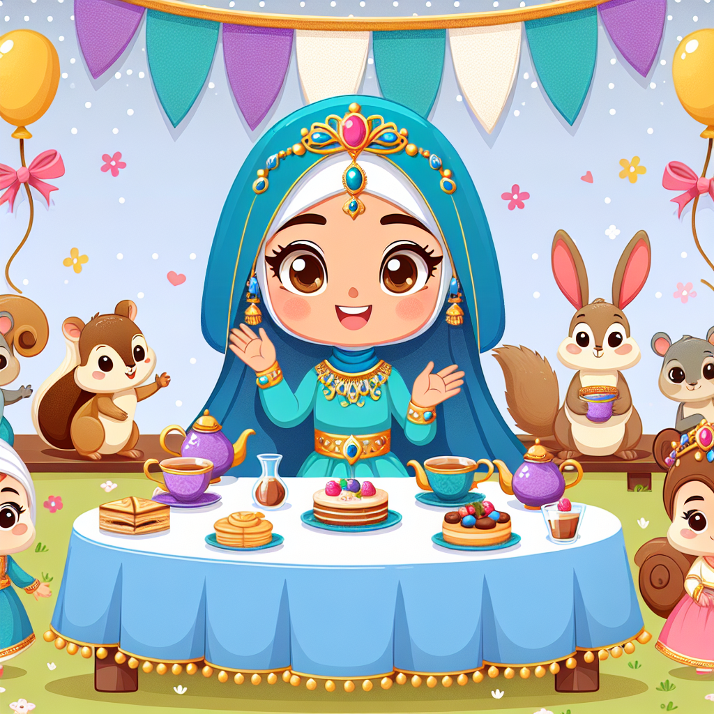 Princess's Royal Tea Party Paint By Diamonds Art