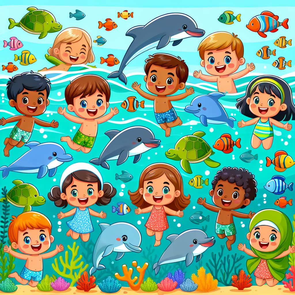 Joyful Ocean Explorers Paint By Color