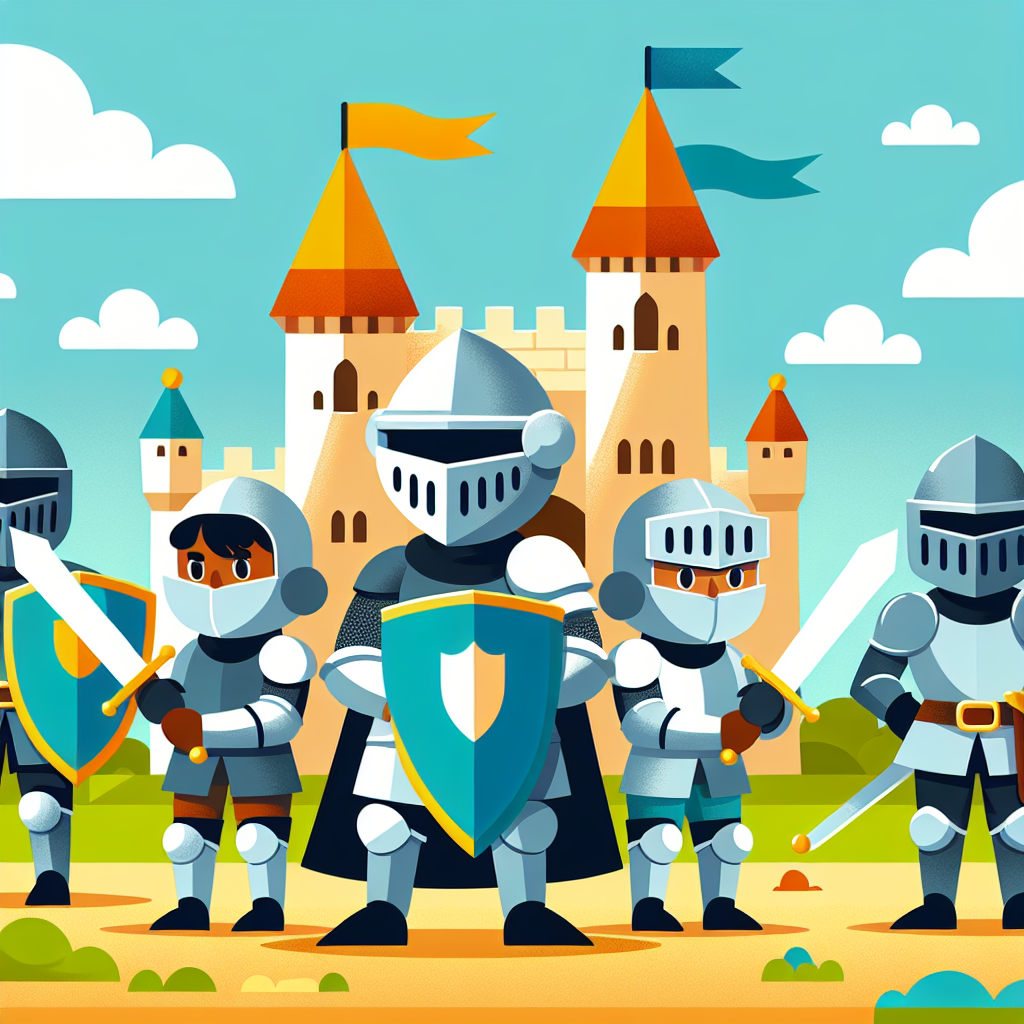 Gallant Knight Adventures Painting Diamond Kit