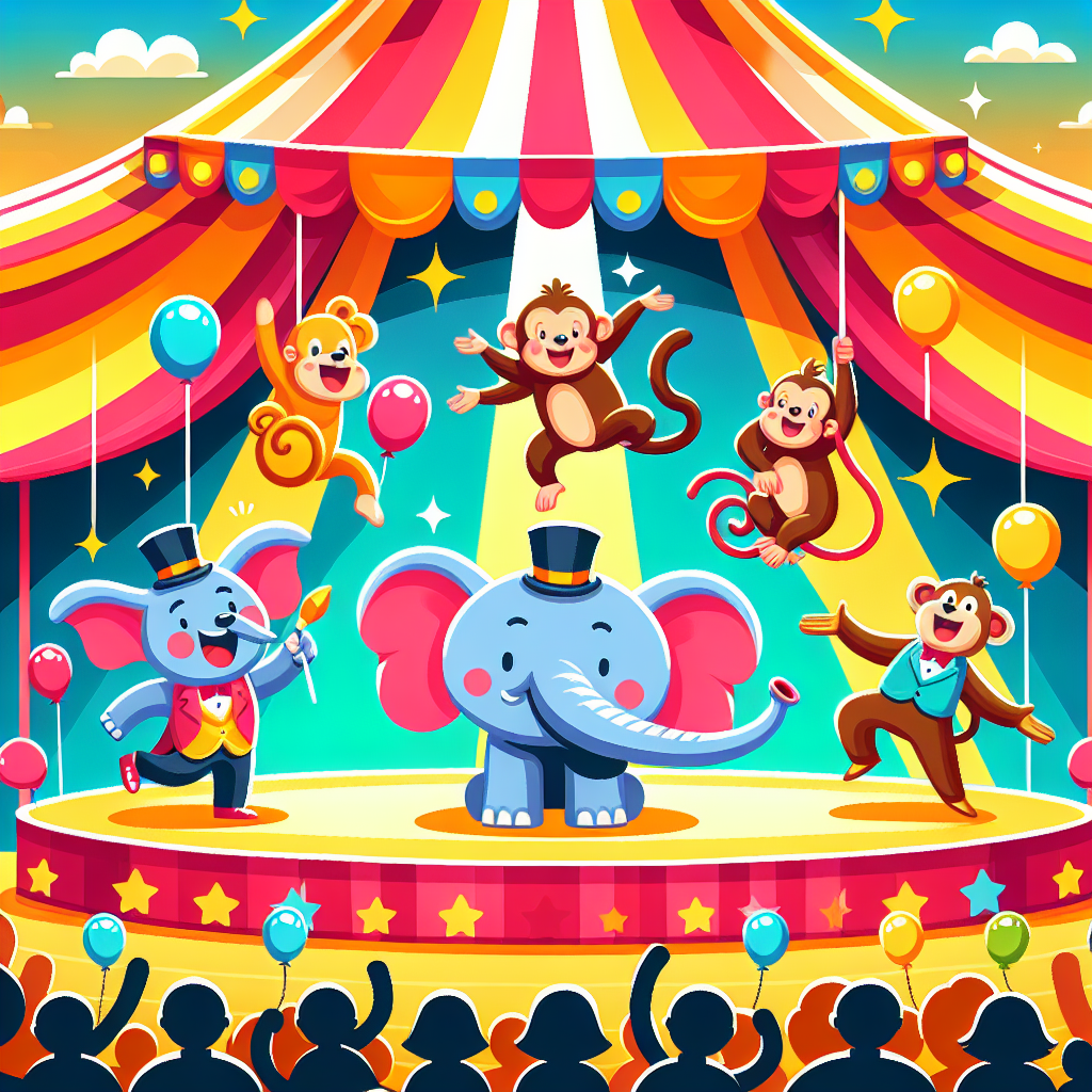 Animal Circus Extravaganza Paint By Diamonds Kits