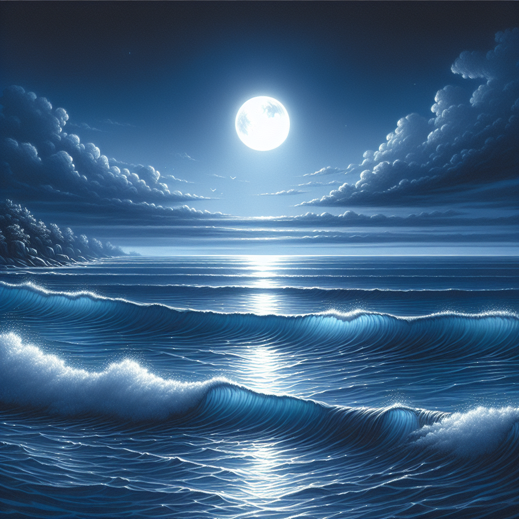 Nighttime Ocean Symphony DIY Paint By Diamonds