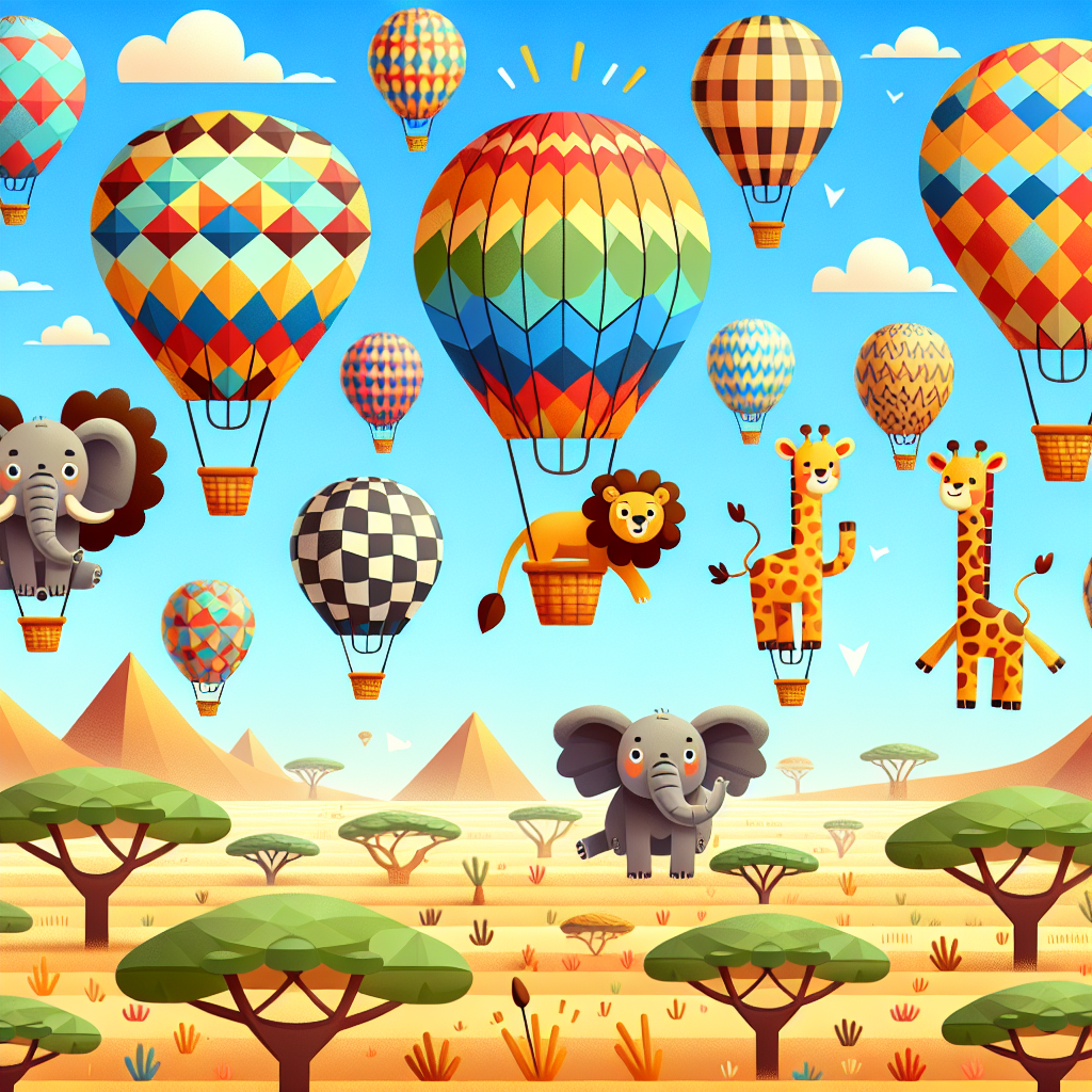 Balloon Safari 5D DIY Paint By Diamond Kit – Original Paint By Diamond