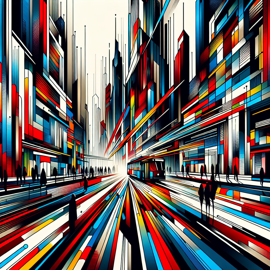 Abstract Urban Rhythms Paint By Diamonds Kits