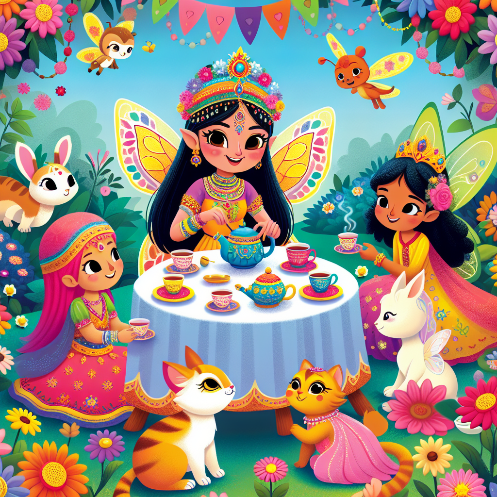 Fairy Princess Tea Party Diamond Painting