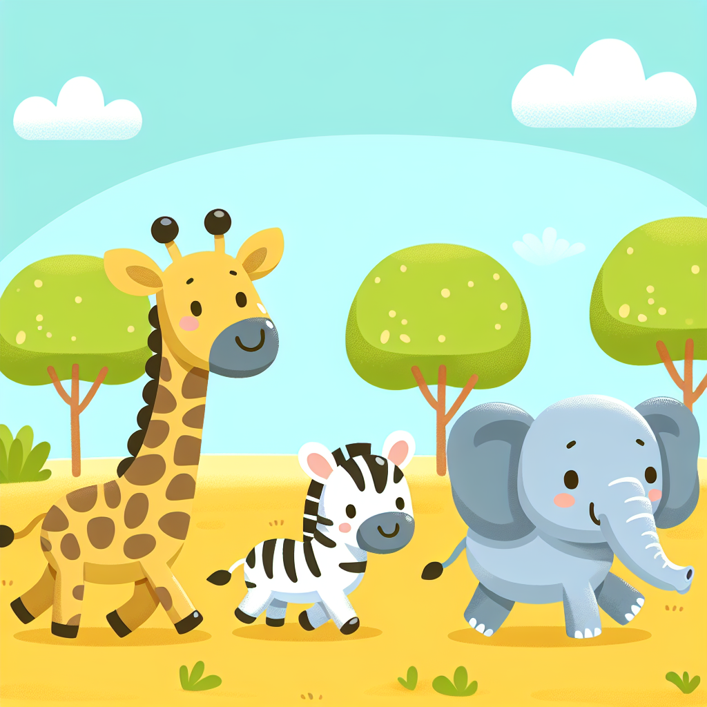 Safari Friends Surprise Paint By Diamond