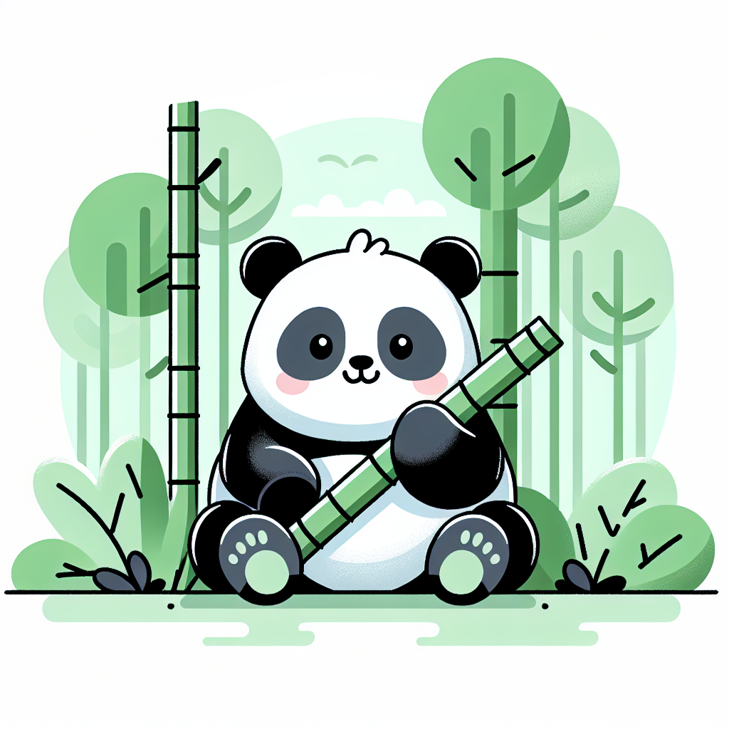 Petite Panda Paradise Paint By Color