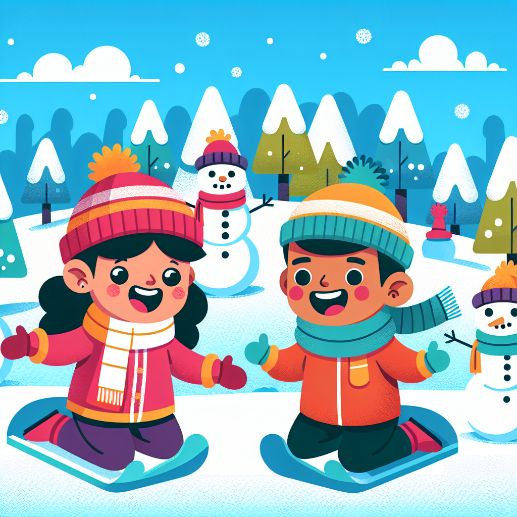 Playful Snow Adventures Diamonded Painting Kits