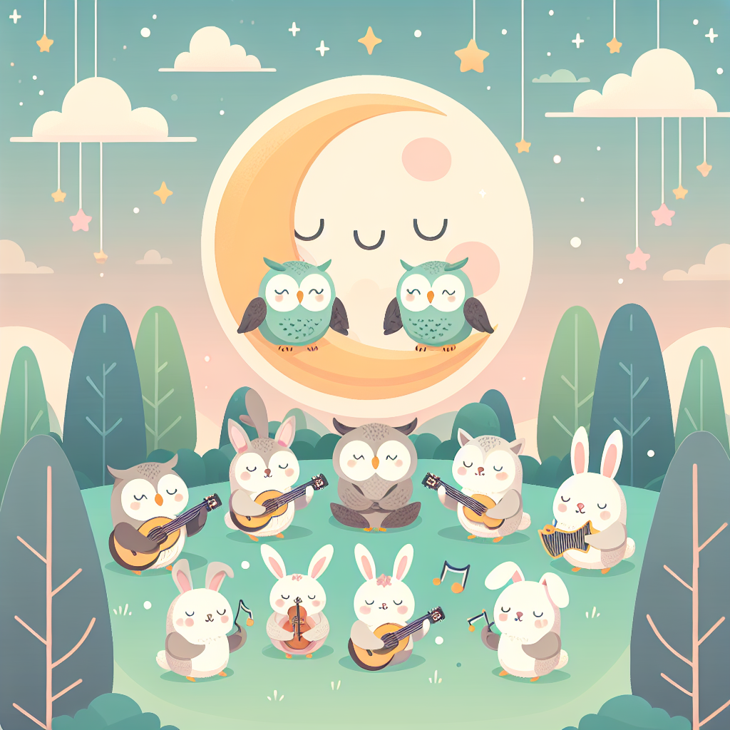 Musical Moonlit Night Diamonded Painting Kits