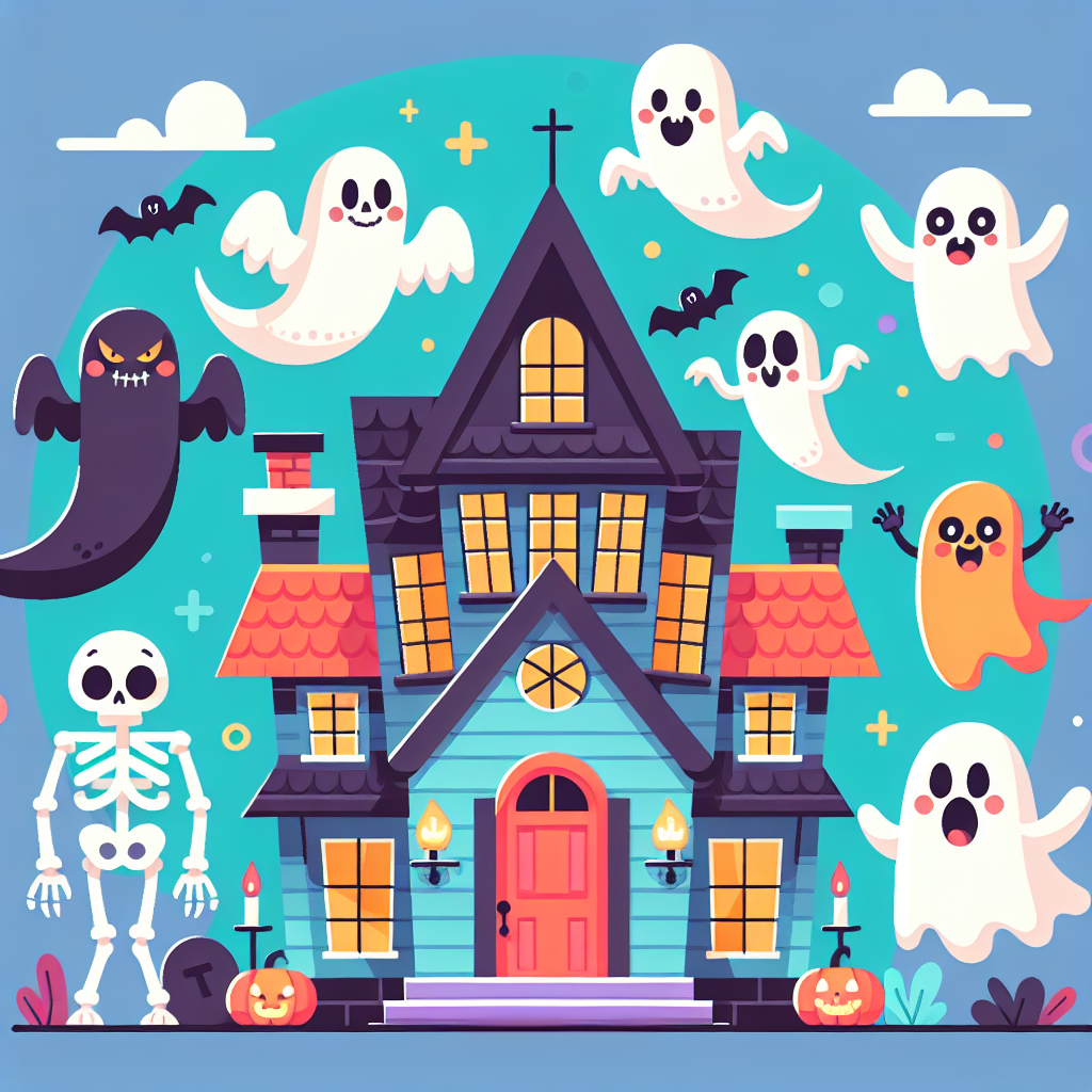 Spooky Fun Haunted House Paint By Color