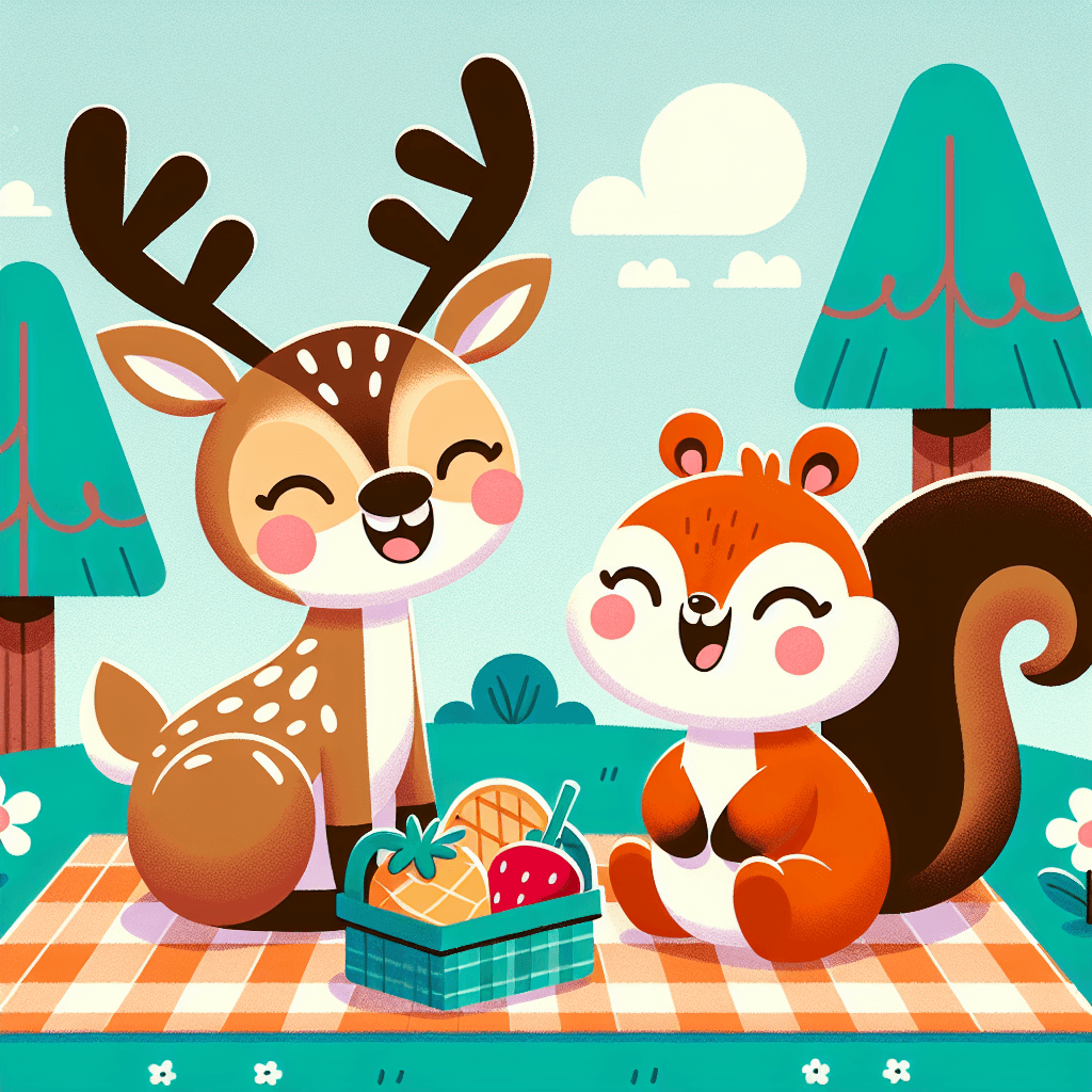 Forest Picnic Pals Paint By Diamond