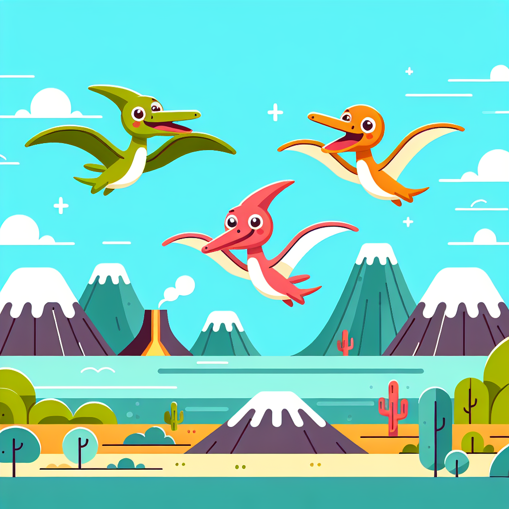 Playful Pterodactyls Paint By Diamonds