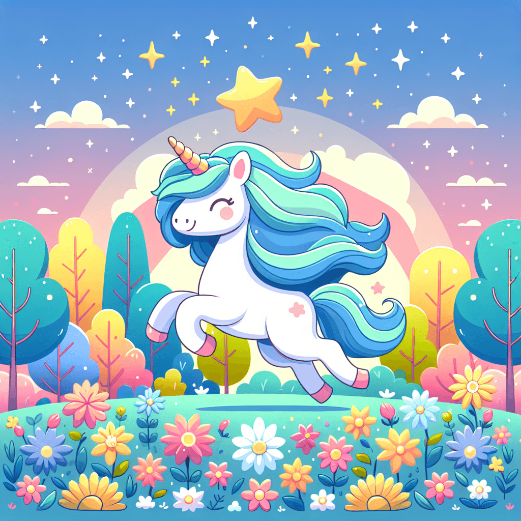 Magical Unicorn Garden Painting By Diamonds Kit